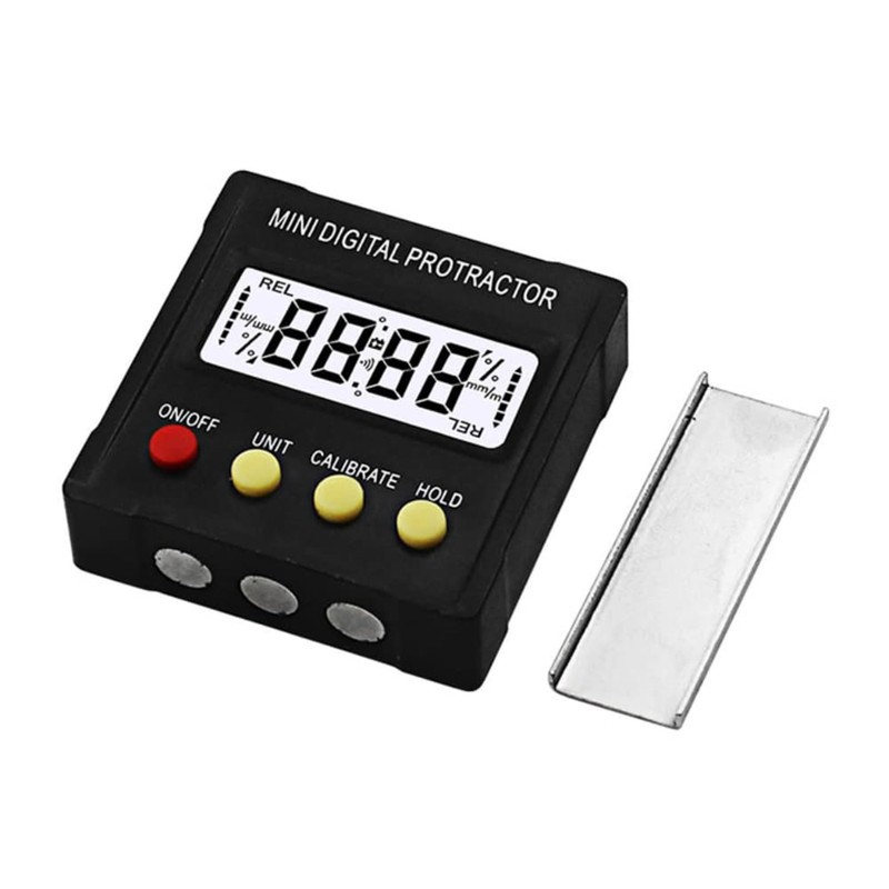Bestgle Mini Angle Gauge Digital Angle Finder Protractor Magnetic Angle