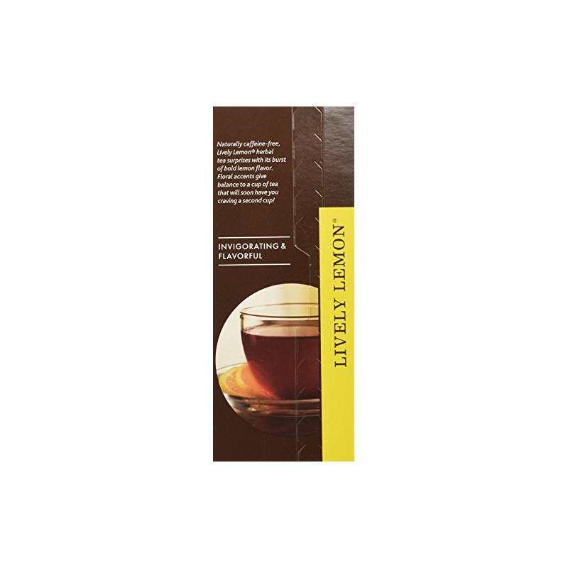 Farmer Brothers Lively Lemon Herbal Tea- Caffeine Free, 25 bags