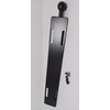 12-Inch Long Expendable and Reversible Pullout Closet Wardrobe Valet Rod