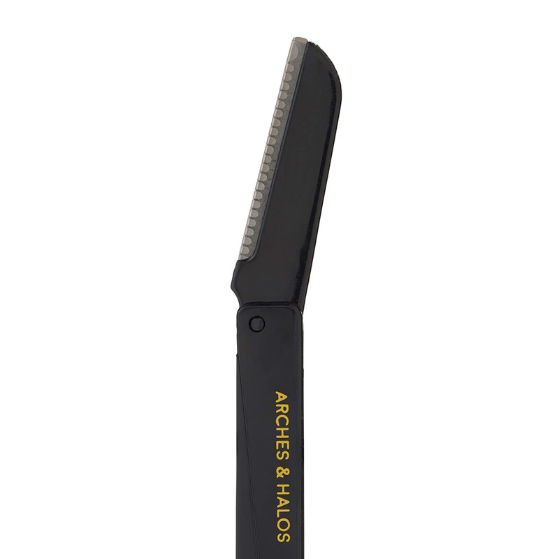 Arches & Halos Eyebrow Razor, Triple Fold Removes Unwanted Hair