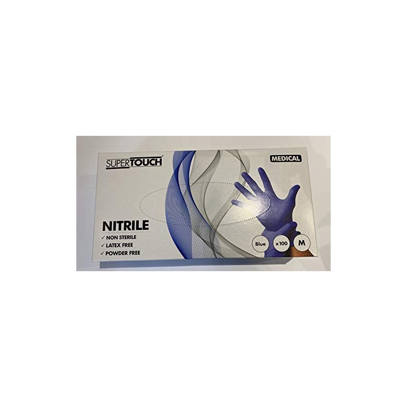 Super Touch - Nitrile Gloves - Medium - Powder Free