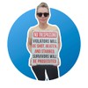 AMERICAN WIT - Funny No Trespassing Warning Metal Tin Sign