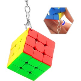 Paquete de 12 minicubos sin adhesivos, juego de llaveros de 3 x 3, recuerdos de fiesta para niños, juguetes de juego de rompecabezas para niños y niñas, premio de aula, recompensas escolares, rellenos