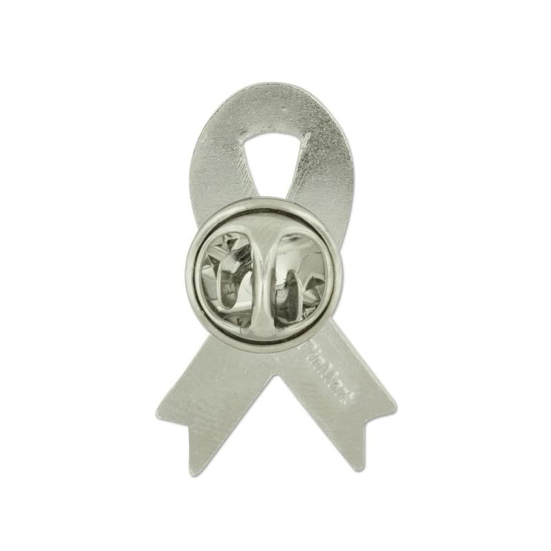 PinMart Mental Health Green Awareness Ribbon Enamel Lapel Pin 1