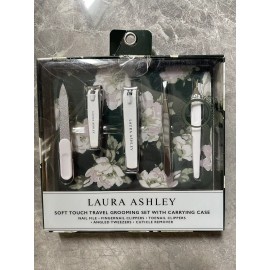 Laura Ashley New Laura Ashley Soft Touch Grooming Set with Floral Carrying Case