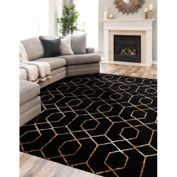Unique Loom Marilyn Monroe Glam Collection Area Rug - Trellis