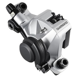 SHIMANO Scheibenbrems-Sattel Shimano BR-M 375; VR od HR mechanisch,ohne Scheibe,silber