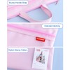 A4 Document Bag Zip Bag Nylon Mesh Bag Waterproof Double