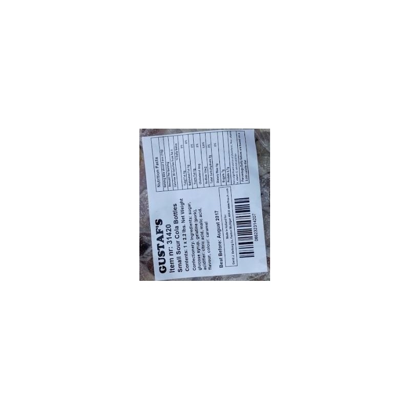 Sour Cola Bottles - 2.2lb Bag