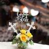 ZHUOWEISM 12 PCS God Bless and Baptism Centerpiece Sticks Cross