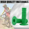 PowerMotor Motorcycle Grips Universal Anti-Slip Rubber Bike Handlebar Grips Replacement