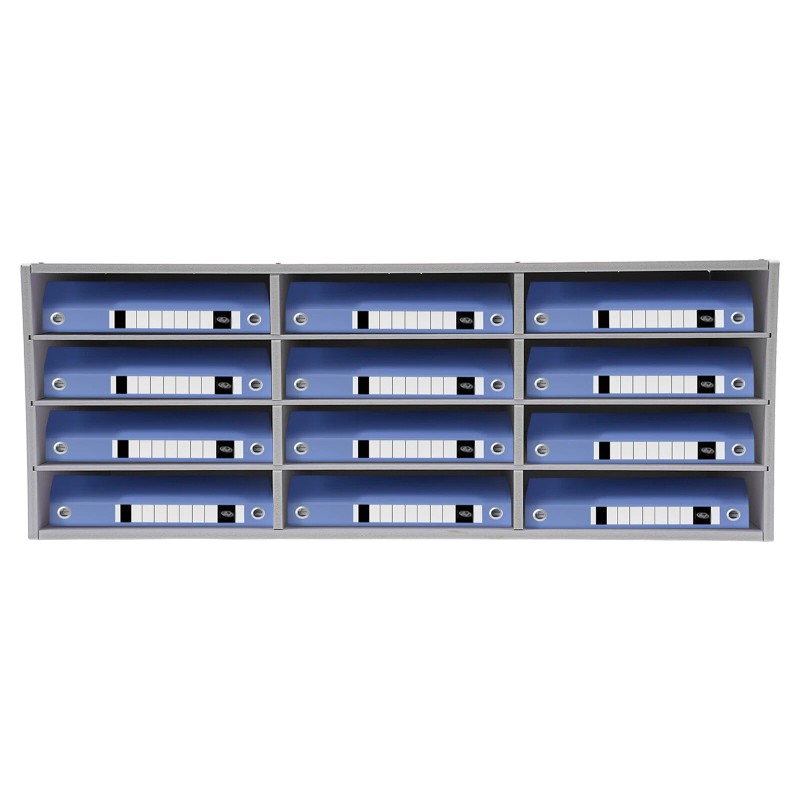 N/A 4-Tier Mail Sorter Organizer Countertop Literature Student Mailbox for