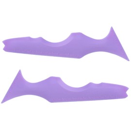 Baluue 3sets Ergonomic Handle Eyeliner Stencil Reusable Eye Makeup Aid Perfect for Beginners 2pcs*3