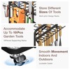 Lineware Garden Tool Organizer For Garage Garden Tool Storage with