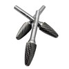 SF-5 Tungsten Carbide Burr Tree Shape Radius End Double Cut