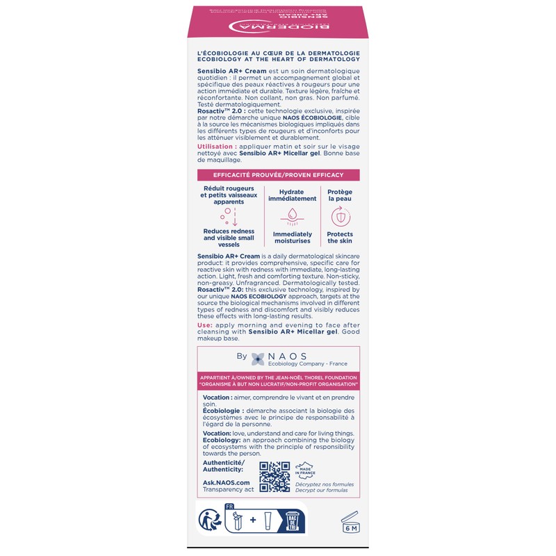 Bioderma Sensibio AR Anti-redness Cream For Sensitive Skin 40ml