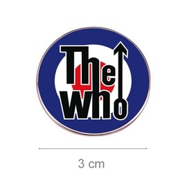 Distrigeek The Who Pin's Collection Metal Enamel Rock Music Pin Badge Novelty Gift Idea for Men Women Metal, Metal