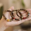 Pandachilla Natural Scent Hainan Gara Agarwood Bracelet, Wood, No Gemstone