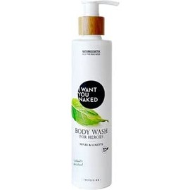 I want you naked For Heroes Body Wash Refill, Mint & Lime, 250 ml