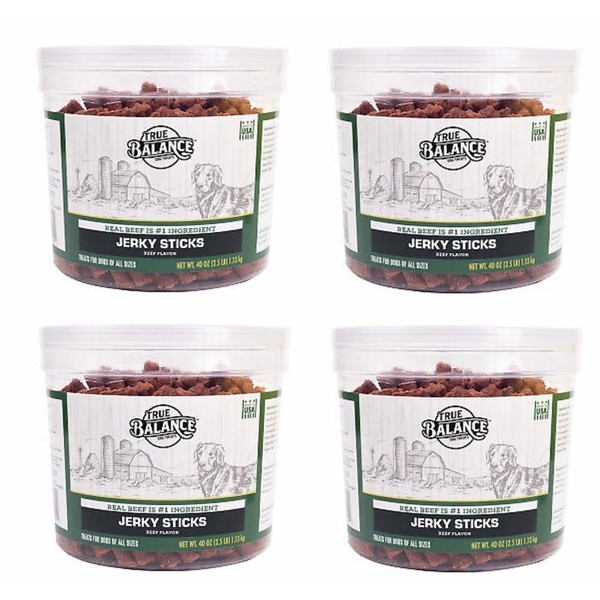 True Balance 40 Oz. Beef Jerky Sticks Dog Treats -