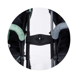 Chipolino Clarice Pushchair Connector for Pushchairs Connecting Two Pushchairs Colour: Black