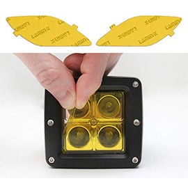 Lamin-x Custom Fit Yellow Fog Light Covers for Hyundai Genesis Sedan (12-14)