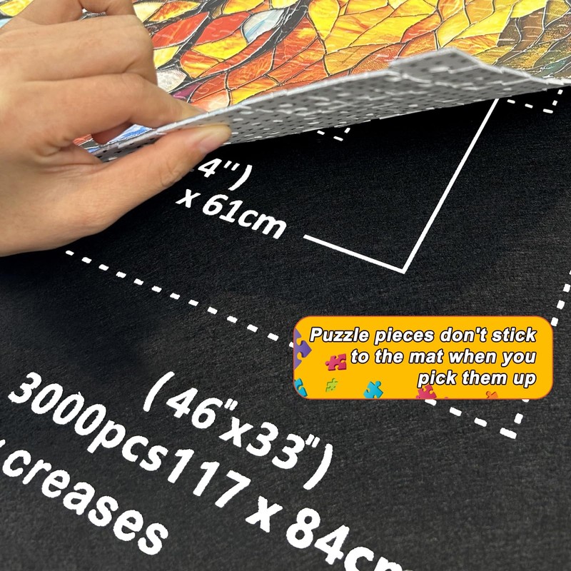 Napzy Puzzle Mat-Jigsaw Puzzles Matt Roll Up to 3000pcs Roll-up