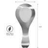 Oggi Descanso de acero para cuchara, Stainless, 8.25 inch by