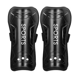 Shin Pads, Soccer Shin Guards Football Shin Pads Large Adult Shin Pads Perforated Breathable Soccer Shin Guards Board for Boys and Girls Soccer Match Sports