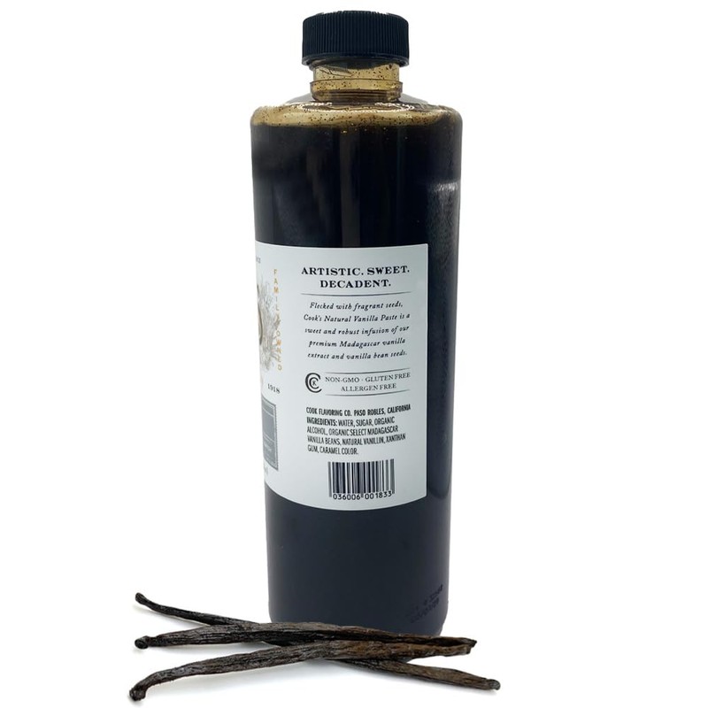 Cook's, Natural Vanilla Bean Paste, Gourmet Grade A Madagascar Premium