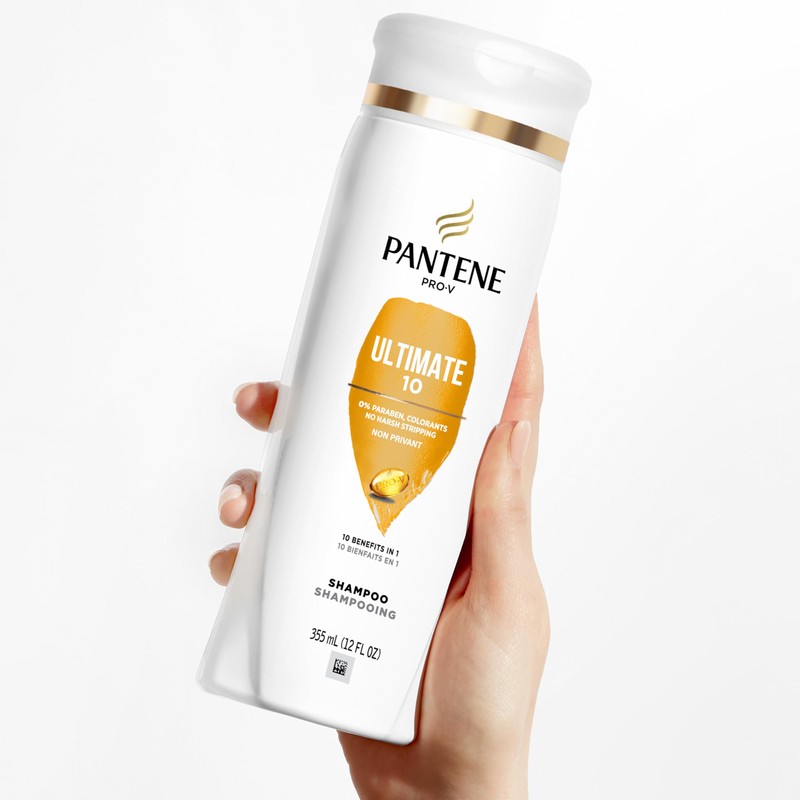 PANTENE PRO-V Ultimate 10 Shampoo, 12oz/355mL