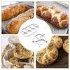 HXSYKJDM Set of 4 Bread Stamp Set, Bread Press, Bread