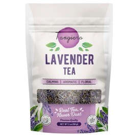 Lavender Tea – Tangiers Tea - Calming Herbal Blend, 100% Pure Lavender Flowers, Naturally Caffeine-Free, 50g Loose Leaf