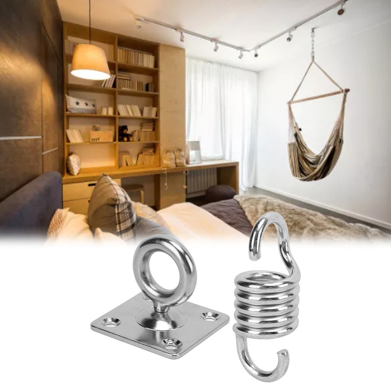 551LB Load Capacity Hammock Chair Hanging Kit Stainless Steel Swing
