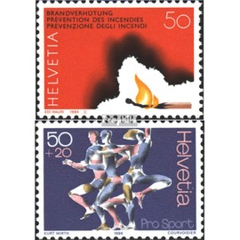 Switzerland 1283,1313 (complete.issue.) unmounted mint/never hinged ** MNH 1984/86 fire, Sports Aid (Stamps for collectors) Sports Other