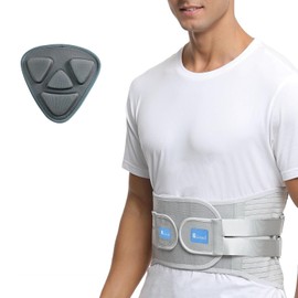 Giieaut Lumbar Supporter, Lumbar Belt, Pelvic Belt, Prevents Stuffiness, Lumbar Corset, Double Pressure Type, Posture, Driving, Work, Unisex, [Lumbar Pad] Improvement of Hunching, Adjustable, Lumbar