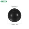 M METERXITY 4-Pack Threaded Ball Knobs, M16 Female Thread 50mm