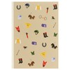 Greeting Life KEIBA Horse Racing A5 Notebook Goods ETN-213 Beige