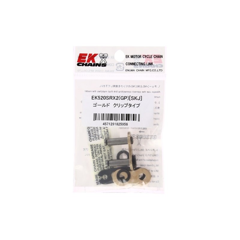EK 520SR-X2 Semi-Press Clip Joint, Gold
