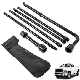SEBLAFF Car Spare Tire Lug Wrench Tool Kit Replacement for R-am 2500 2007-2013 Replacement for R-am 2500 2007-2013