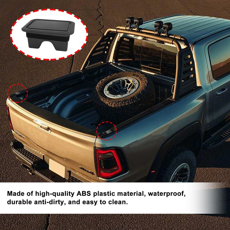Tapones de accesorios de coche compatibles con Dodge Ram 2019-2023