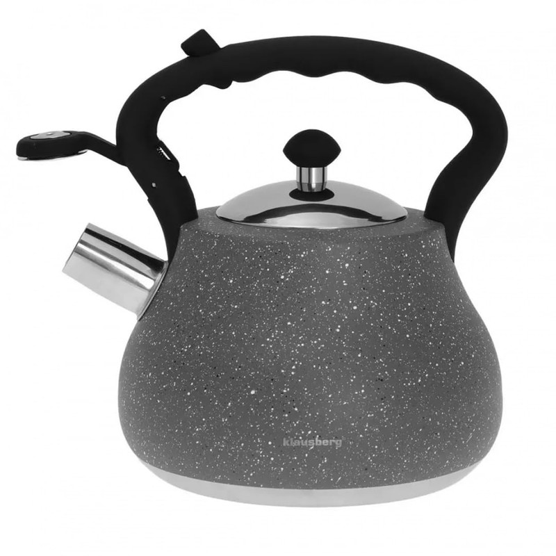 Marble Whistling Kettle Grey Gas Cooker Induction All Stove Types