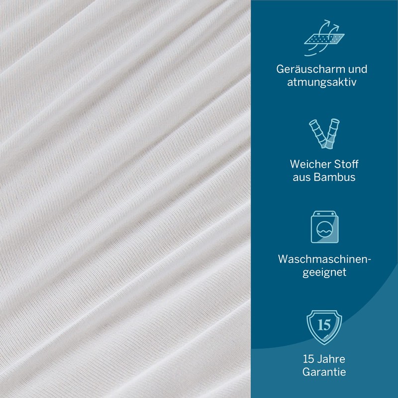 LUCID Premium Viscose Bamboo Jersey Mattress Protector - Ultra Soft