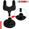 5Core Guitar Wall Mount Hanger 4Pc Hook Soft Padding Adjustable