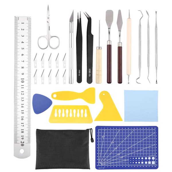 JOFLVA Plotter Accessories, 29-Piece DIY Craft Tool Set, Vinyl Weeding