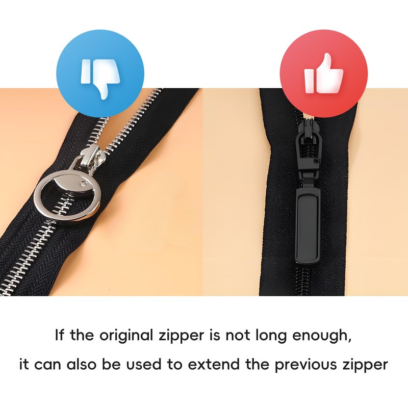 votuyet 4pcs Gold Replacement Zipper Pull,Zipper Replacement for Bags, Tents,