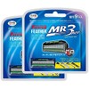 Feather F System Replacement Blades MR3 Neo, 9 Pieces x 2 Pieces Set