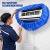 Wall Air Conditioner Cleaning Cover Bag with Drain Hose for