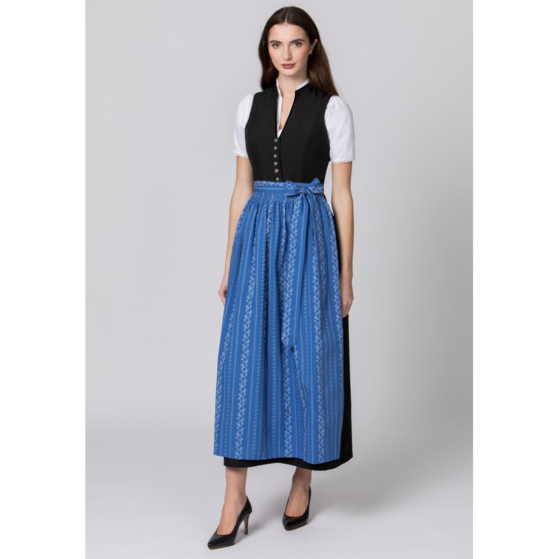 Stockerpoint Women's Schürze SC-195 Dirndlschürzen, Blue (Royale), 4