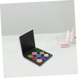 OHPHCALL Magnetic Eyeshadow Palette with Mermaid Design Compact Makeup Organizer for Eyeshadow Lipstick and Blush for Travel and Gifts Small